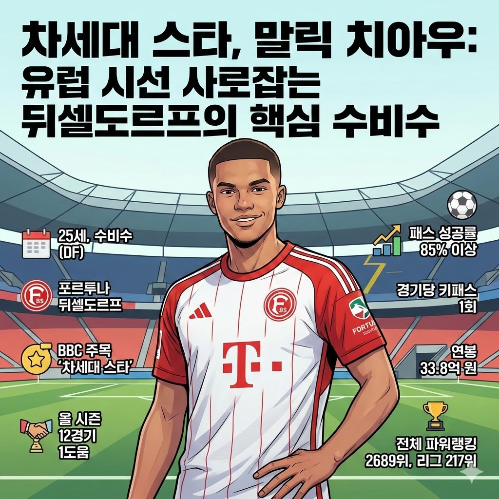 [분데스리가 신성] 말릭 치아우, 유럽이 주목!